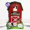 Big Dot of Happiness 3D Farm Animals Barn Centerpiece Table Decorations, Freestanding Barnyard Baby Shower or Birthday Party Centerpieces - 8 Count